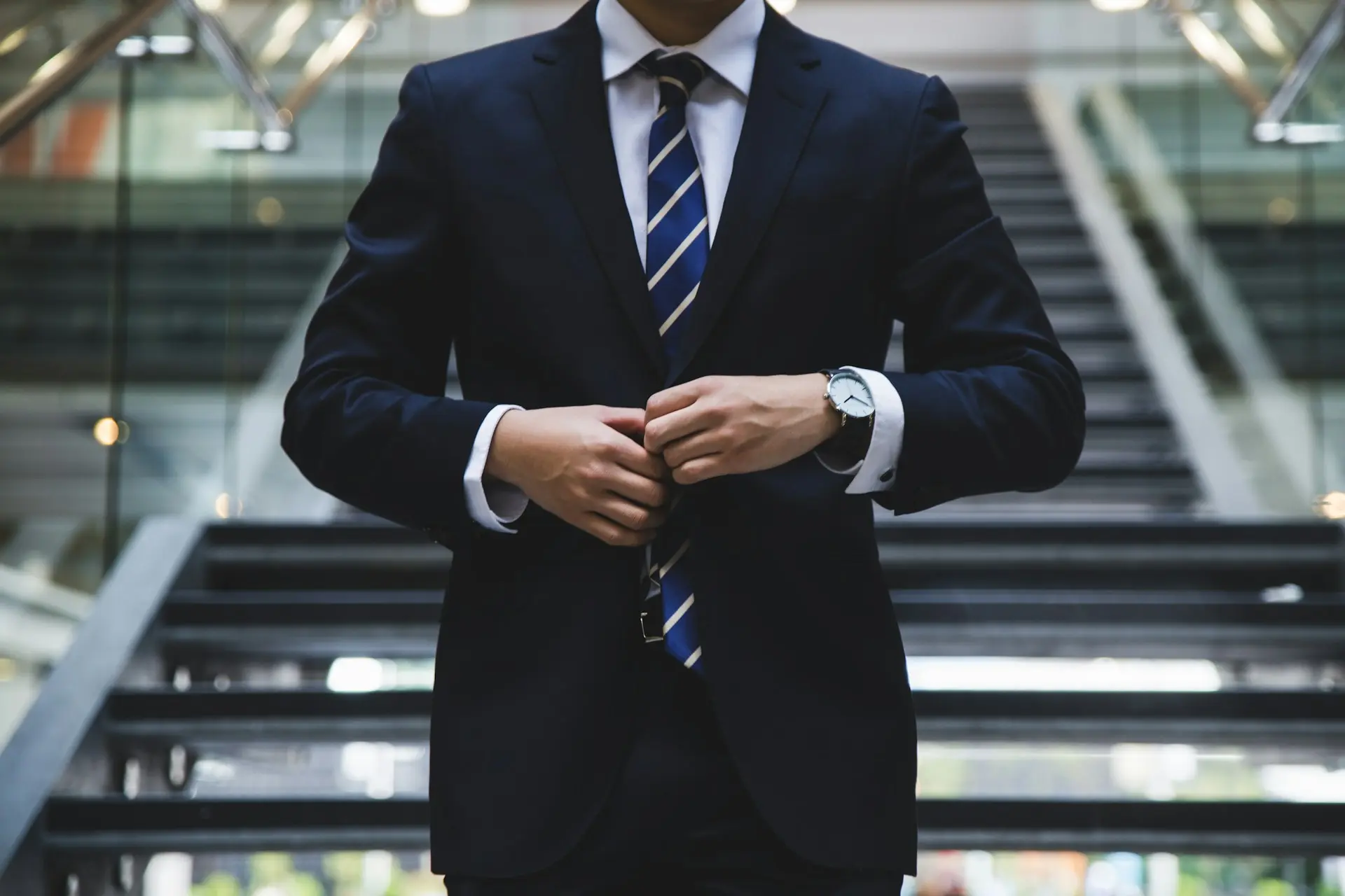 Corporate man in suit to represent company nominee director or shareholder