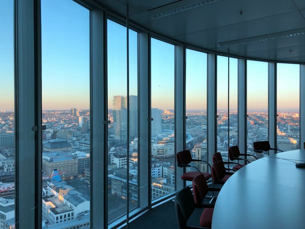 Empty board room representing offshore company nominee shareholders